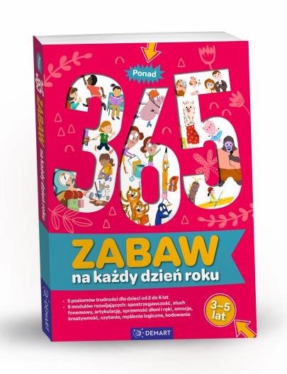 okładka Ponad 365 zabaw na każdy dzień roku. Wiek 3-5 lat książka | Opracowanie zbiorowe