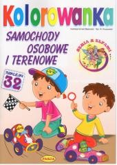 okładka Kolorowanka. Samochody osobowe i terenowe książka | Praca Zbiorowa