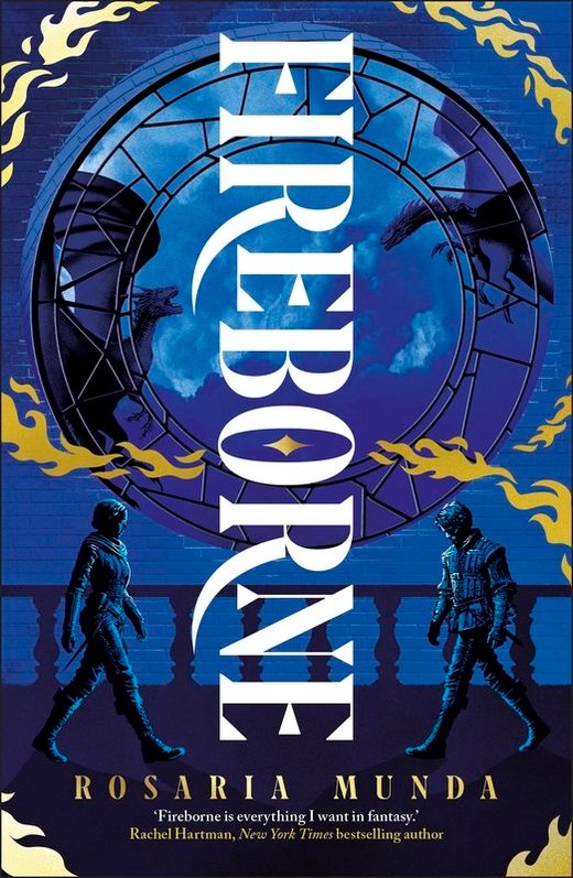 okładka Fireborne książka | Munda Rosaria