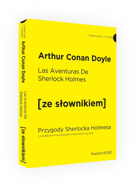 okładka Las aventuras de Sherlock Holmes przygody Sherlocka Holmesa z podręcznym słownikiem hiszpańsko-polskim książka | Arthur Conan Doyle