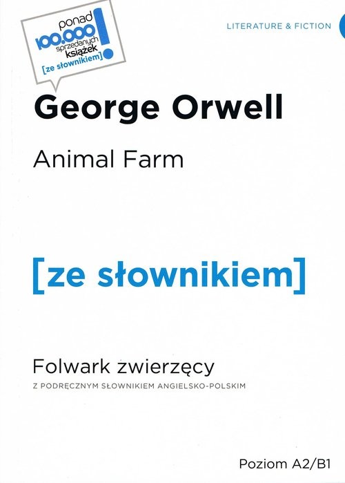 okładka Animal farm. Folwark zwierzęcy wer. angielska książka | George Orwell