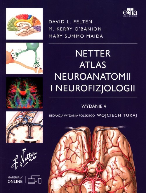 okładka Netter. Atlas neuroanatomii i neurofizjologii wyd. 2024 książka | Maida MarySummo, OBanion MichaelK., Felten DavidL.