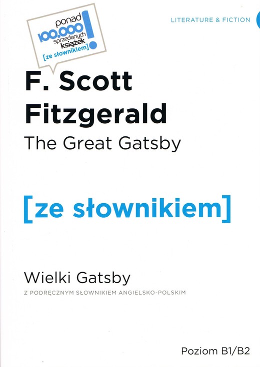 okładka Wielki Gatsby. The Great Gatsby. Z podręcznym słownikiem angielsko-polskim wyd. 2 książka | F.Scott Fitzgerald