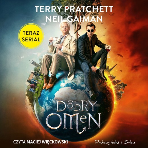 okładka Dobry omen audiobook | MP3 | Terry Pratchett, Neil Gaiman