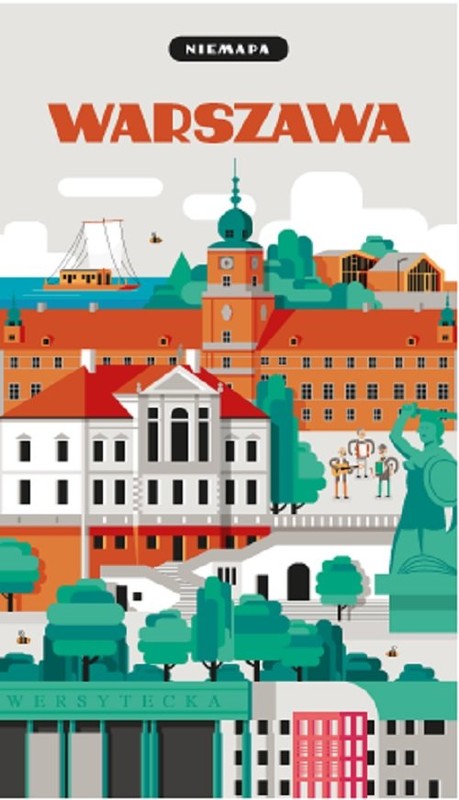 okładka NIEMAPA Warszawa książka | Praca Zbiorowa