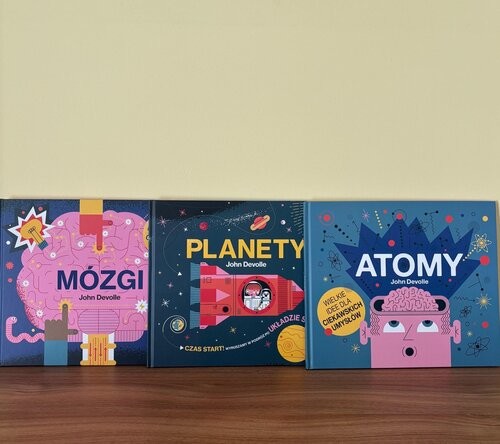 okładka PAKIET Atomy, Planety, Mózgi książka | John Devolle