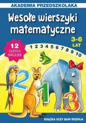 okładka Wesołe wierszyki matematyczne. 3-6 lat książka | Joanna Paruszewska