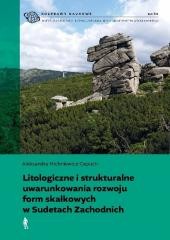 okładka .Litologiczne i strukturalne uwarunkowania rozwoju książka | Aleksandra Michniewicz-Cepuch