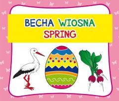 okładka Wiosna. Spring. Harmonijka mała książka | Praca Zbiorowa