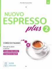 okładka Nuovo Espresso Plus 2 podręcznik + ćwiczenia książka | Bali Maria, Rizzo Giovanna