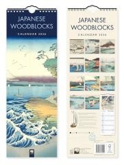 okładka Kalendarz 2026 paskowy Japońskie drzeworyty książka