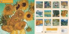 okładka Kalendarz 2026 ścienny Kwiaty Vincent van Gogh książka