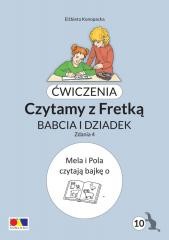 okładka Ćwiczenia. Czytamy z Fretką cz.10 Babcia i dziadek książka | Praca Zbiorowa