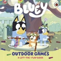 okładka Bluey: Outdoor Games: A Lift-the-Flap Book książka | Praca Zbiorowa