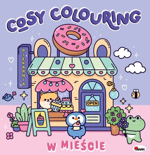 okładka W mieście. Cosy colouring książka | Opracowanie zbiorowe