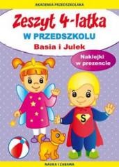 okładka Zeszyt 4-latka. Basia i Julek. W przedszkolu książka | Joanna Paruszewska, Kamila Pawlicka