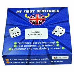 okładka Moje pierwsze zdania po angielsku PRESENT CONTINUS książka