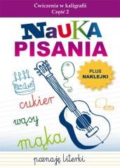 okładka Nauka pisania. Ćwiczenia w kaligrafii cz.2 książka | Beata Guzowska