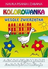 okładka Kolorowanka Wesołe zwierzętka książka | Beata Guzowska