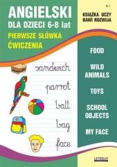 okładka Angielski dla dzieci 6-8 Nr 1 Pierwsze słówka książka | Usowicz Joanna