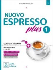 okładka Nuovo Espresso Plus 1 podr. + ćw. + online książka | Rizzo Giovanna, Ziglio Luciana