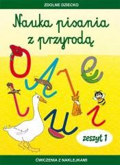 okładka Nauka pisania z przyrodą. Zeszyt 1 książka | Dębowiak Jadwiga