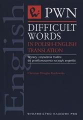 okładka Difficult Words in Polish English Translation książka | Douglas KozłowskaChristian