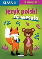 okładka Sprawdziany SP 2 Język polski na wesoło książka | Agnieszka Wrocław, Beata Guzowska, Iwona Kowalska