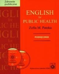 okładka English for public health + 2 CD Podręcznik książka