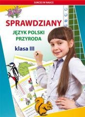 okładka Sprawdziany SP 3 Język polski. Przyroda książka | Beata Guzowska, Iwona Kowalska