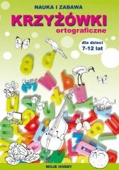 okładka Krzyżówki ortograficzne dla dzieci 7-12 lat książka | Beata Guzowska, Iwona Kowalska