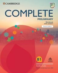 okładka Complete Preliminary WB with Answers with Download książka | Praca Zbiorowa