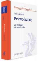 okładka Prawo karne z testami online książka | Lech Gardocki