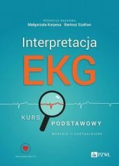 okładka Interpretacja EKG. Kurs podstawowy książka | Bartosz Szafran, Małgorzata Kurpesa