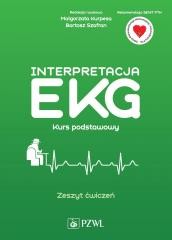 okładka Interpretacja EKG. Kurs podstawowy. Zeszyt ćwiczeń książka | Bartosz Szafran, Małgorzata Kurpesa