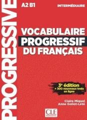okładka Vocabulaire progressif du francais A2 B1 książka | Goliot-Lete Anne, Miquel Claire