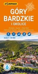 okładka Mapa turystyczna - Góry Bardzkie i okolice lamin. książka | Praca Zbiorowa