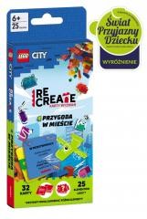 okładka Lego Recreate. Karty Wyzwań. Przygoda w mieście książka | Praca Zbiorowa