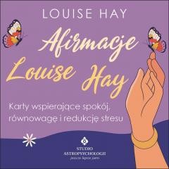 okładka Afirmacje Louise Hay. Karty wspierające spokój... książka