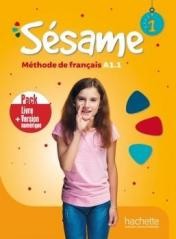 okładka Sesame 1 podręcznik + podręcznik online /PACK/ książka | Marianne Capouet, Hugues Denisot