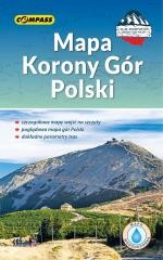 okładka Mapa tur. - Mapa Korony Gór Polski laminowana książka | Praca Zbiorowa