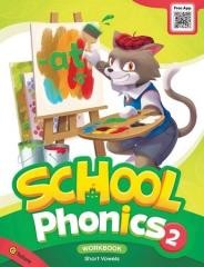 okładka School Phonics 2 WB książka | Grace Hwang, Sonya Park