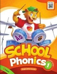 okładka School Phonics 1 SB książka | Grace Hwang, Sonya Park