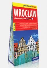 okładka Premium! map Wrocław 1:22 500 plan miasta w.2020 książka | Praca Zbiorowa