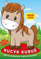 okładka Zwierzakowe kolorowanki. Kucyk Kubuś książka | Praca Zbiorowa