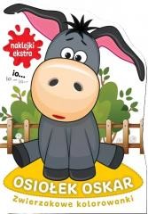okładka Zwierzakowe kolorowanki. Osiołek Oskar książka | Praca Zbiorowa
