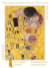 okładka Notatnik quatro linia TW Pocałunek Gustav Klimt książka