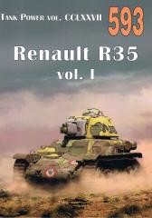 okładka Tank Power vol. CCLXXVII Renault R35 593 książka | Janusz Ledwoch