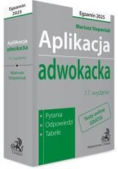 okładka Aplikacja adwokacka 2025 książka | Mariusz Stepaniuk