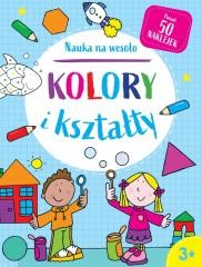 okładka Nauka na wesoło. Kolory i kształty 3+ książka | David Glover, Simon Abbott